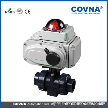 Electric water pool ball valve plastic pvc valve